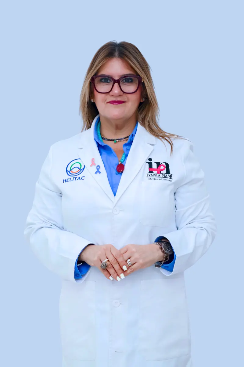 Dra. Ivania Nasr, Médico Internista Oncólogo, Director Médico en Grupo Helitac