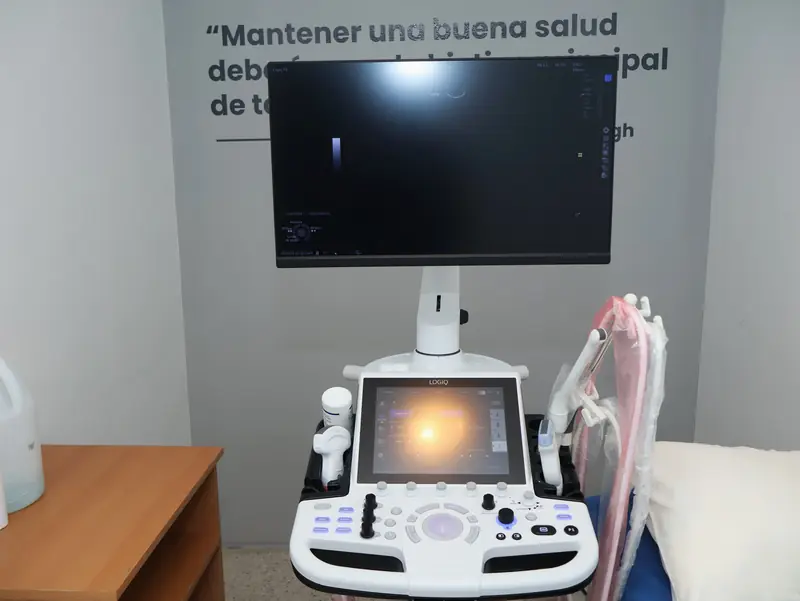 Sala de ecografía de Grupo Helitac